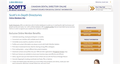 Desktop Screenshot of canadiandentaselect.com
